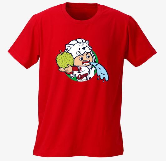 Hiroshima Toyo Carp Official T-shirt Singapore Limited Edition (広島東洋カープ カープ坊やＴシャツ シンガポール限定デザイン)